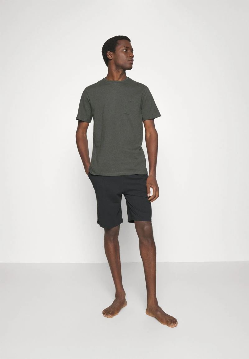 Pier One Nachtwäsche Set - Black/khaki 2 Pier One Nachtwäsche Set - Black/khaki – Bild 2