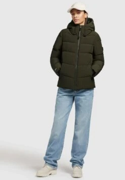 Khujo FAMES - Winterjacke - Dunkelgrün -Kleidung Rabatte Geschäft 0538a4bb088f4a26b486a5b7bc0de474