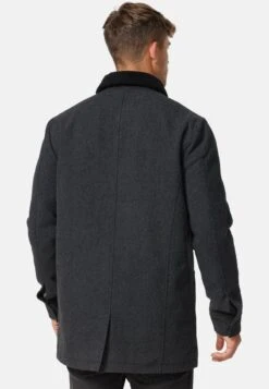 Indicode Jeans FALMO - Kurzmantel - Mini Herringbone Black -Kleidung Rabatte Geschäft 093d77247ad94084b701341ee666099d