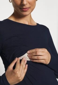 2 PACK NURSING DRESS - Jerseykleid - Dark Blue/black -Kleidung Rabatte Geschäft 13536fd61f1a4997a38e4687137862c9