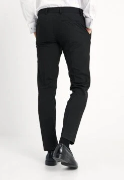 BASIC PLAIN BLACK TUX SUIT SLIM FIT - Anzug - Black -Kleidung Rabatte Geschäft 1397473d5a3941158c97b906bf2a1966