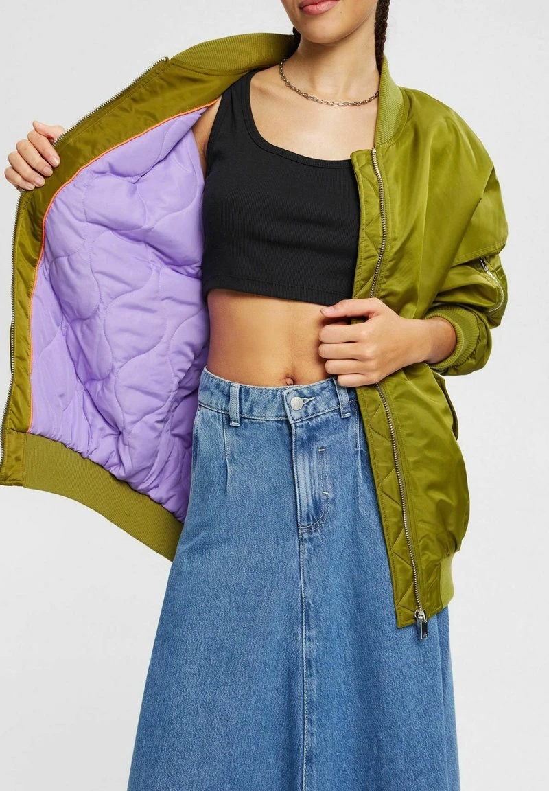 Edc By Esprit BOMBERJACKET - Bomberjacke - Olive 6 Edc By Esprit BOMBERJACKET - Bomberjacke - Olive – Bild 6