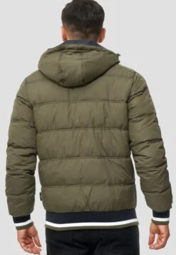 Indicode Jeans REGULAR FIT - Winterjacke - Dark Green -Kleidung Rabatte Geschäft 1d031490eb584e79a8549d4667d118e8