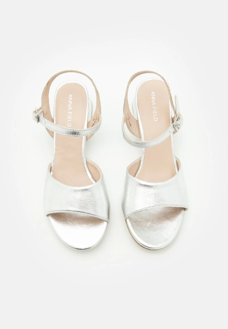 Anna Field LEATHER - Riemensandalette - Silver 6 Anna Field LEATHER - Riemensandalette - Silver – Bild 6