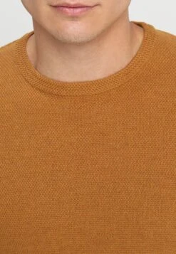 Pier One Strickpullover - Mottled Dark Yellow -Kleidung Rabatte Geschäft 2c5e1df709a94116995dba8bbf354f32