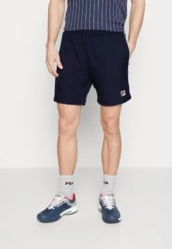 Fila LEON - Kurze Sporthose - Navy -Kleidung Rabatte Geschäft 2eaa28c5034b44a0a42290e4288dcb4a 1