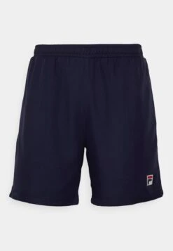 Fila LEON - Kurze Sporthose - Navy -Kleidung Rabatte Geschäft 309001e3346841b899c9d0e856f44dc4