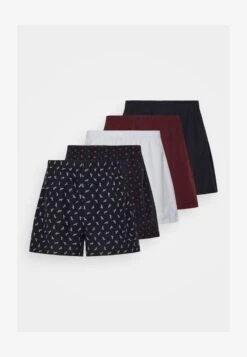 Pier One 5 PACK - Boxershorts - Dark Blue/bordeaux/ Blue -Kleidung Rabatte Geschäft 3422d9ed8c4f49da9db171652d2bfcfc