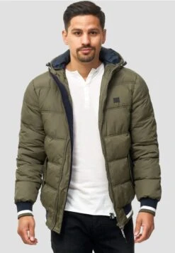 Indicode Jeans REGULAR FIT - Winterjacke - Dark Green