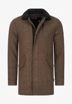 Indicode Jeans FALMO - Kurzmantel - Mini Herringbone Black -Kleidung Rabatte Geschäft 42819a5efc5447739ce007e650207c2e