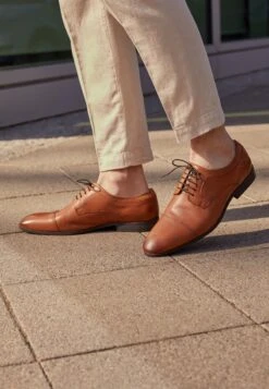 Pier One LEATHER - Business-Schnürer - Cognac -Kleidung Rabatte Geschäft 45397042968846b6a0ce0bf51f94de33