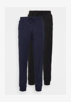 Pier One 2 PACK - Nachtwäsche Hose - Dark Blue/black -Kleidung Rabatte Geschäft 49522b66b23a4bc9ba5cc231f5971a0a