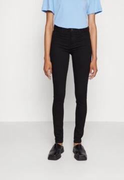 Edc By Esprit MEDIUM RISE - Jeggings - Black Rinse -Kleidung Rabatte Geschäft 4a531260d61846b9a174e890b3bfd8d2 1