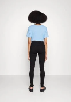 Edc By Esprit MEDIUM RISE - Jeggings - Black Rinse -Kleidung Rabatte Geschäft 4fe4837aeb30411ab4669ee942854fb4