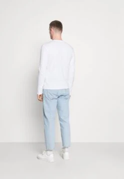 Pier One 5 PACK - Langarmshirt - White/dark Blu/grey -Kleidung Rabatte Geschäft 501e285d599547fa8b3d97a7168757c4