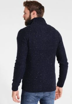 Pier One Strickpullover - Mottled Dark Blue -Kleidung Rabatte Geschäft 532bb7fc4e1e4498867cb7b4e71cb354