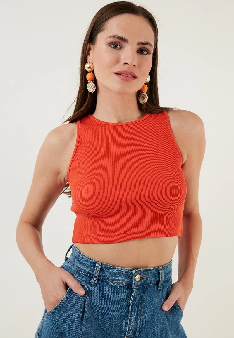 LELA Top - Orange 1 LELA Top - Orange