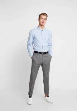 Pier One 2 PACK - Businesshemd - White/light Blue