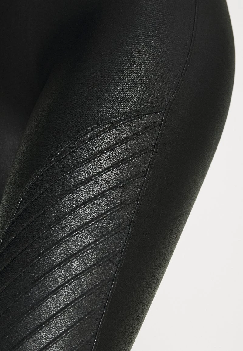 Spanx FAUX LEATHER MOTO LEGGINGS - Leggings - Strümpfe - Black 3 Spanx FAUX LEATHER MOTO LEGGINGS - Leggings - Strümpfe - Black – Bild 3