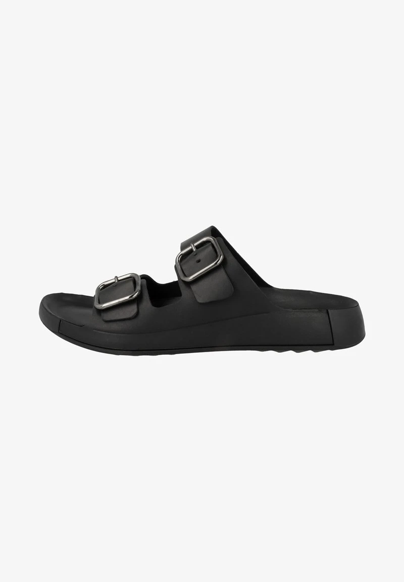 ECCO 2ND COZMO M SLIDE - Pantolette Flach - Black 1 ECCO 2ND COZMO M SLIDE - Pantolette Flach - Black