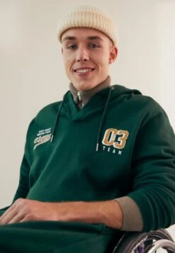 Pier One Sweatshirt - Dark Green -Kleidung Rabatte Geschäft 5ca255914a114a5fb71c8f7f8e973148