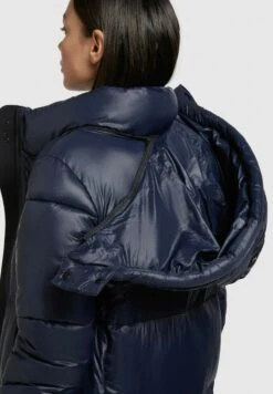 Khujo MELONA SHINY - Wintermantel - Dunkelblau -Kleidung Rabatte Geschäft 5d2953355d164bc2a5b7aaa2c77788aa