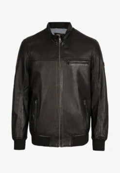 Bugatti LEONARDO - Lederjacke - Schwarz -Kleidung Rabatte Geschäft 5f226739fc3c45a09327bca0c1b245ee