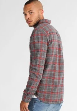 Pier One Hemd - Grey/coral -Kleidung Rabatte Geschäft 62192d2e542d4a69a08273483006118b