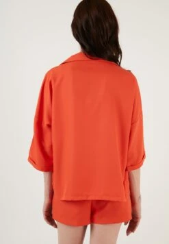 LELA FIT - Blazer - Orange -Kleidung Rabatte Geschäft 630853b3ab864b9c93ef9ef30d64b5dc