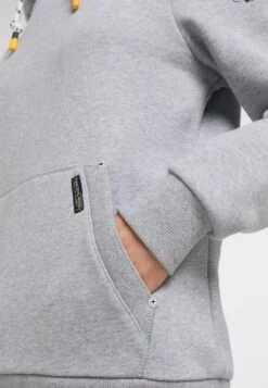 Schmuddelwedda Kapuzenpullover - Hellgrau Melange -Kleidung Rabatte Geschäft 661b9171b97c49e99827ee0f208623c3