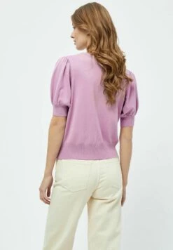 Minus LIVA - T-Shirt Basic - Lupine Purple -Kleidung Rabatte Geschäft 6981577fca124e8e8d526049a3852603