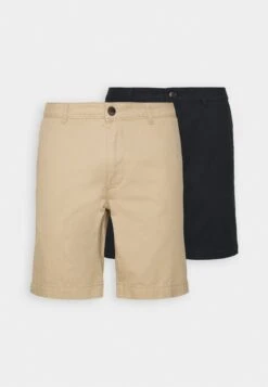 Pier One 2 PACK - Shorts - Tan/black -Kleidung Rabatte Geschäft 6d9aaab23c01455689a1f97d308c1dcf