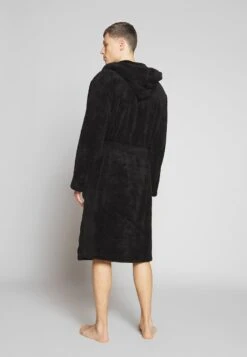 Pier One Bademantel - Black -Kleidung Rabatte Geschäft 75a98de977234435b0a886383a91af9e