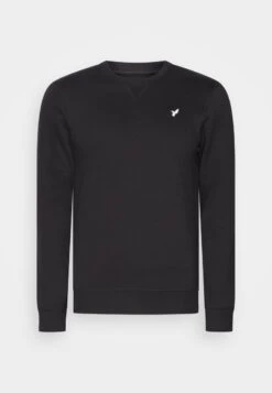 Pier One Sweatshirt - Black/mottled Grey -Kleidung Rabatte Geschäft 7954a7df4b094e52bda097136e48cead