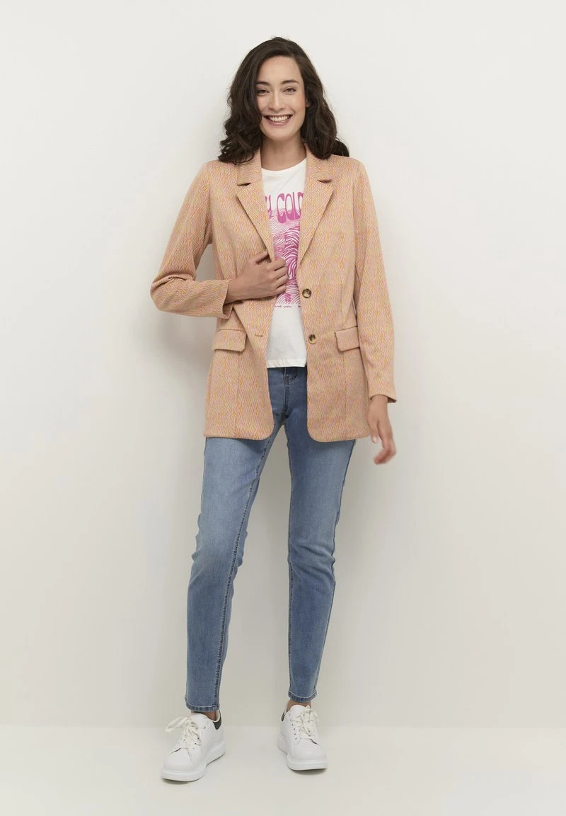 Cream CRKATIE - Kurzmantel - Pink Sage Zigzag 2 Cream CRKATIE - Kurzmantel - Pink Sage Zigzag – Bild 2