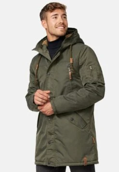 Indicode Jeans BARDSLEY - Wintermantel - Forest -Kleidung Rabatte Geschäft 8025b6bab5b643808a4f9691a77ace74