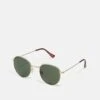 Pier One UNISEX - Sonnenbrille - Gold-coloured/green