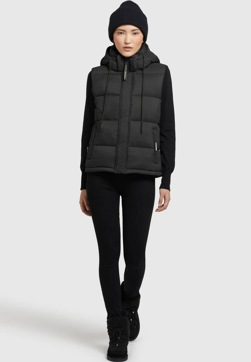 Khujo EDEN MATT - Weste - Schwarz 2 Khujo EDEN MATT - Weste - Schwarz – Bild 2