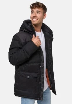 Indicode Jeans KREM - Winterjacke - Black -Kleidung Rabatte Geschäft 8439f58b77ba40508edaadc15c066937