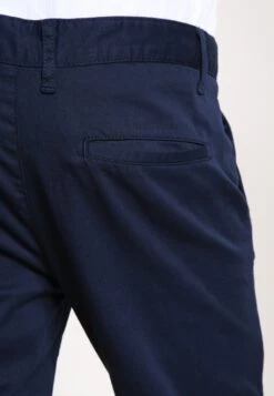 Pier One SLIM FIT CHINO - Chino - Dark Blue -Kleidung Rabatte Geschäft 87f77f60c54e446dbcde35fa0b5a2ae9