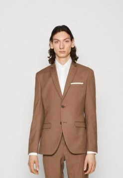 Kleidung Rabatte Geschäft 7 THE FASHION SUIT NOTCH POCKET SQUARE - Anzug - Chestnut