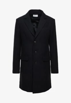 Pier One Klassischer Mantel - Dark Blue -Kleidung Rabatte Geschäft 96cbc5d7d0be48638eb63ddeede19e49