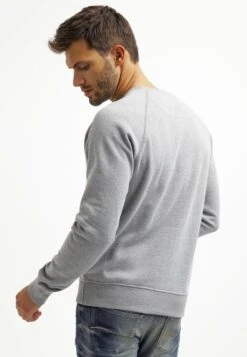 Pier One Sweatshirt - Mid Grey Melange -Kleidung Rabatte Geschäft 984907192d1446a89eda74603dd3dd45