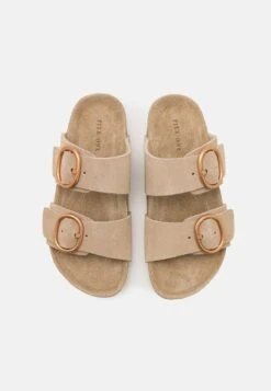 Pier One LEATHER - Pantolette Flach - Beige -Kleidung Rabatte Geschäft 9b43ae7f6ea84e8787fe1a5129e1ca00