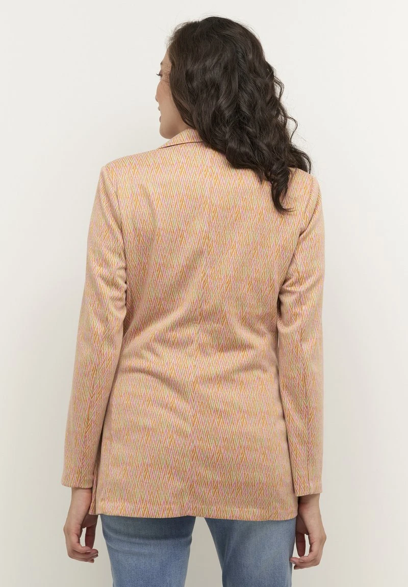 Cream CRKATIE - Kurzmantel - Pink Sage Zigzag 3 Cream CRKATIE - Kurzmantel - Pink Sage Zigzag – Bild 3