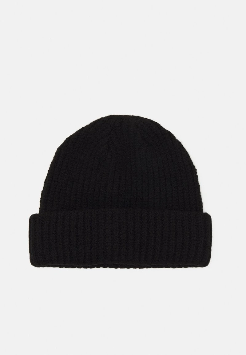 Pier One SHORT MICRO BEANIE UNISEX - Mütze - Black 4 Pier One SHORT MICRO BEANIE UNISEX - Mütze - Black – Bild 4
