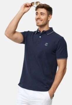 Indicode Jeans WALLO - Poloshirt - Navy -Kleidung Rabatte Geschäft a1d3148db20e415d8db096793e672386 1