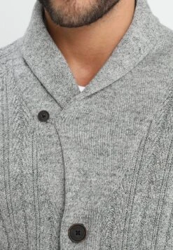 Pier One Strickjacke - Mottled Dark Grey -Kleidung Rabatte Geschäft a81bf8b9d0cc4071ae6e5334e2ae0b0e