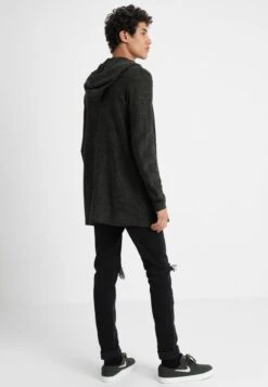 Pier One Strickjacke - Black/olive -Kleidung Rabatte Geschäft b1c42fa61d4b4b0ab71ca3de14a4aa30