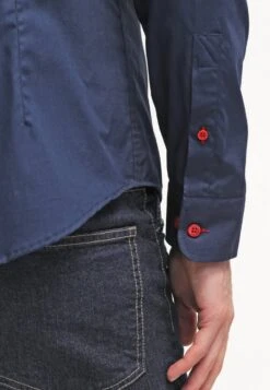 Pier One Hemd - Dark Blue/red -Kleidung Rabatte Geschäft b212f31e981944508589b4716cbae3d6